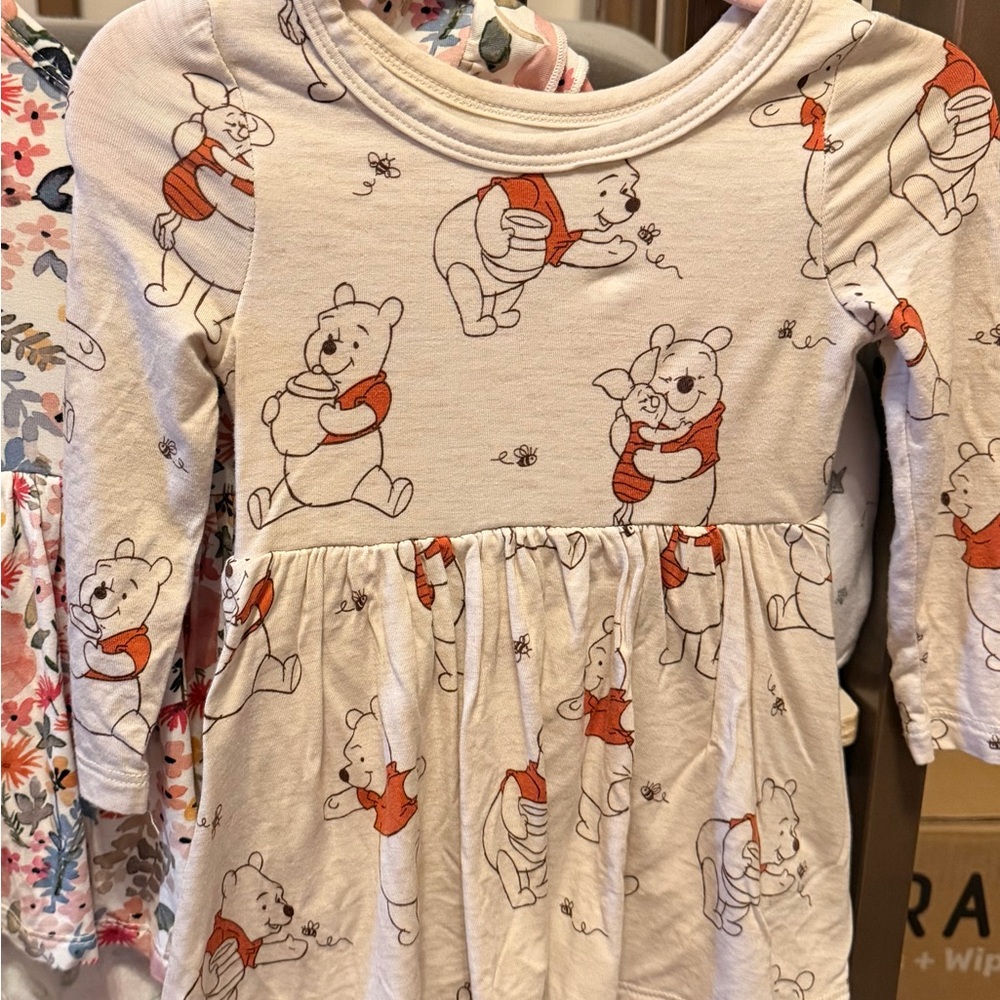 Little Sleepies Disney Pooh Bear print dress